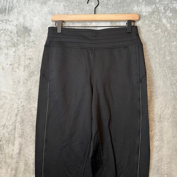 Lululemon Flurry Up High-Rise Jogger Black Sz 6 Athleisure Athletic Tech Fleece - Picture 2 of 6